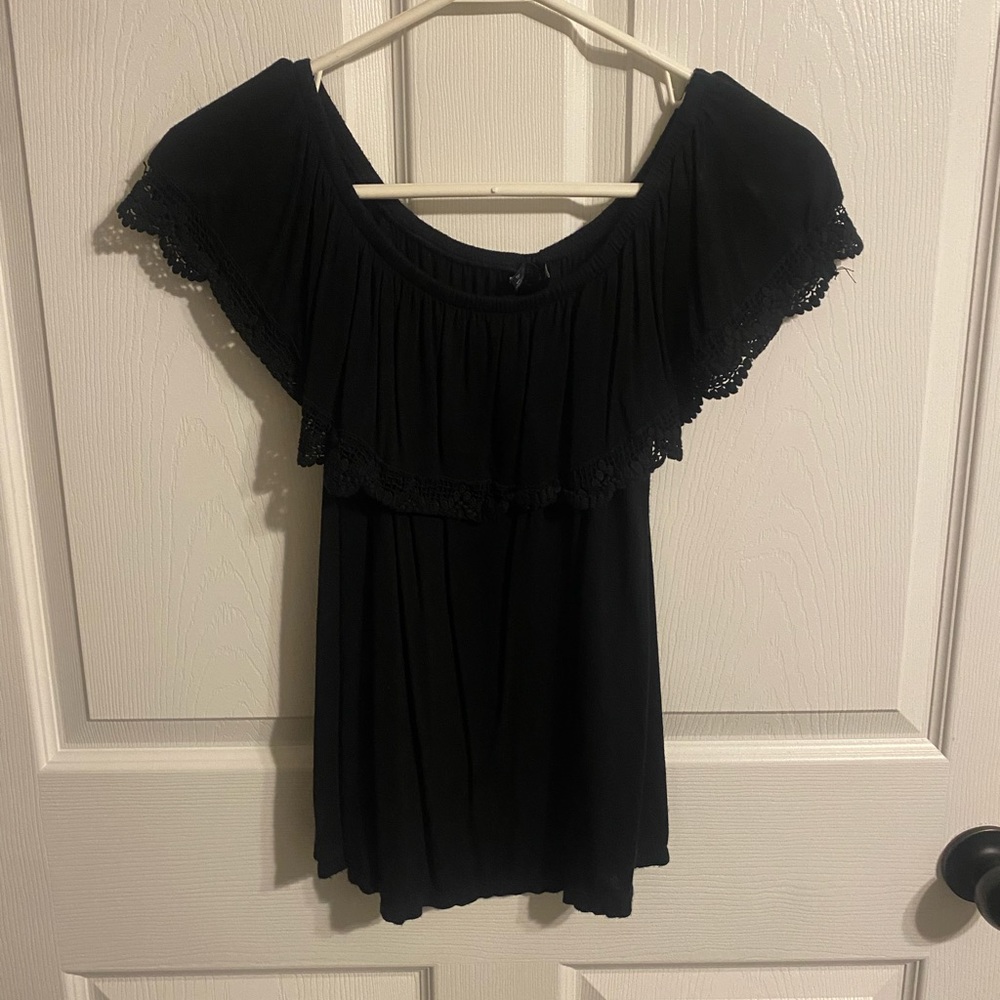 Womens off the shoulder shirt